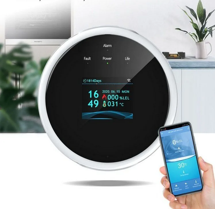 Cảm biến rò rỉ khí GAS thương hiệu Nhà Thông Minh AIO từ Viettel Construction – App VCC Smart Home